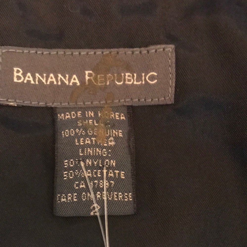 NWT Banana Republic leather skirt - Picture 7 of 8